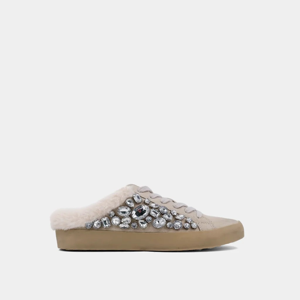 Portia Light Grey Slip-on Sneakers