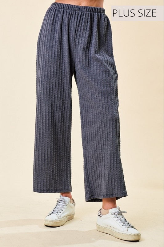 LM Cable Knit Pants