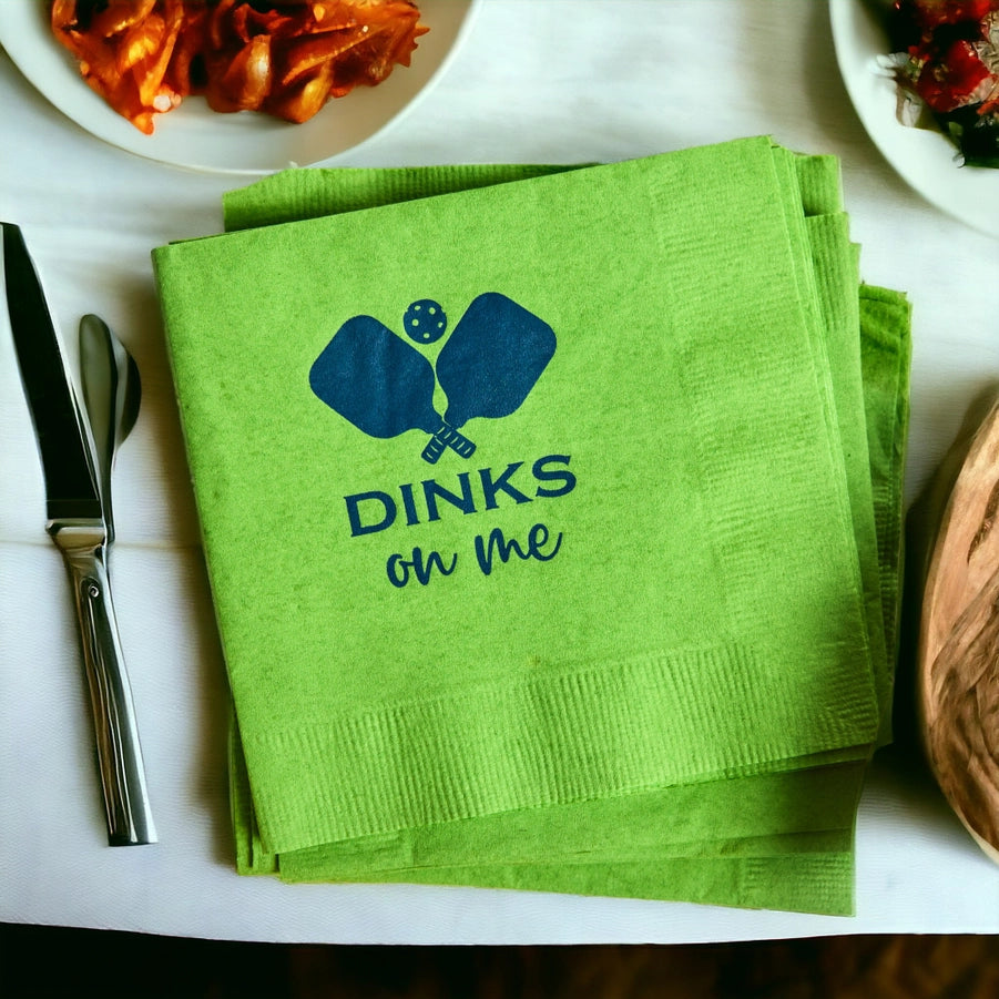 Pickleball Cocktail Napkins