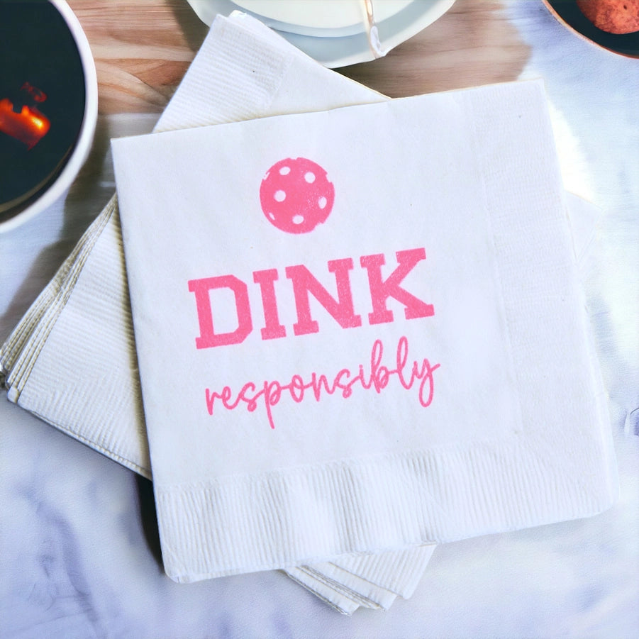 Pickleball Cocktail Napkins