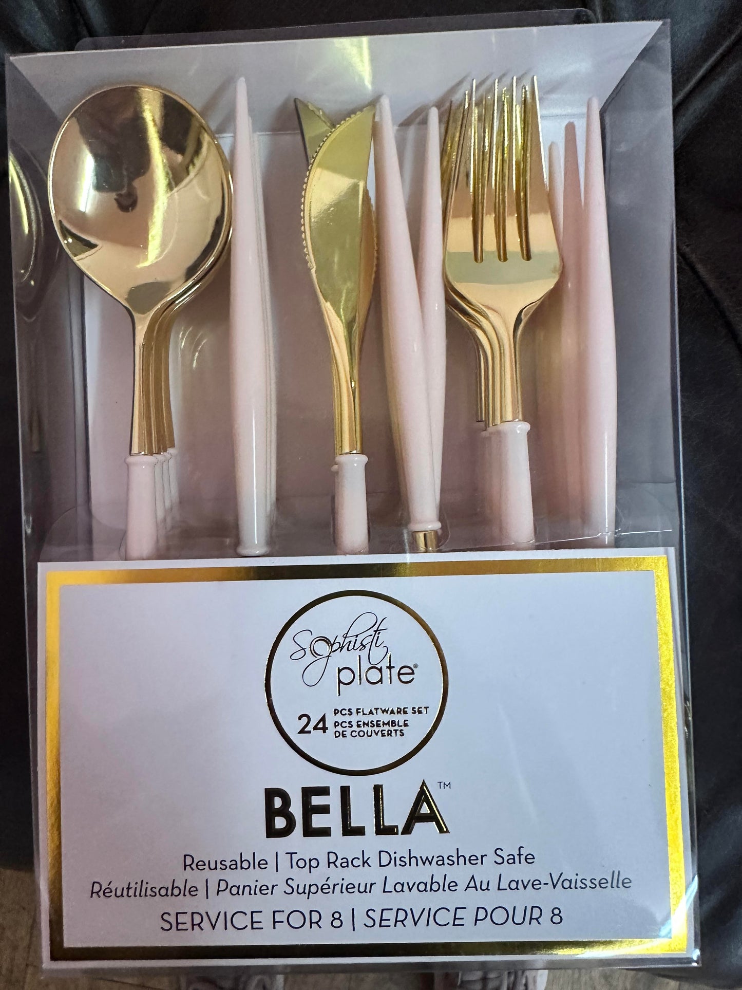 Sophistiplate Pink Cutlery