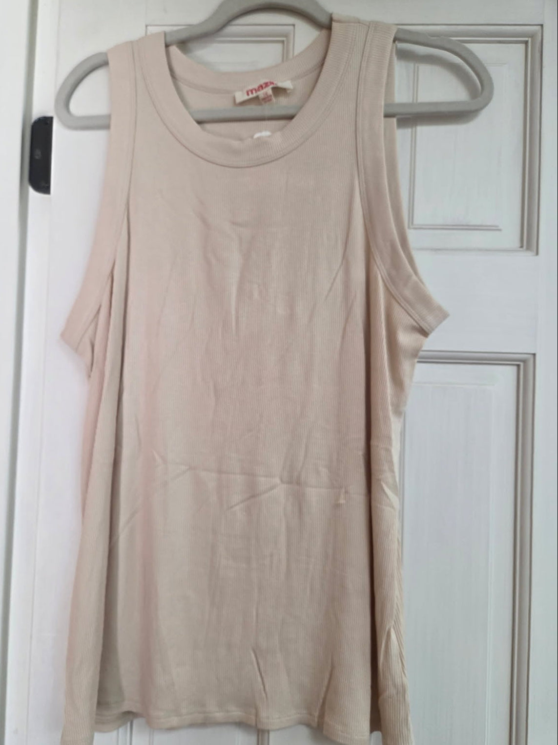 BUTTER SOFT RIBBED TANK TOP-Light Tan