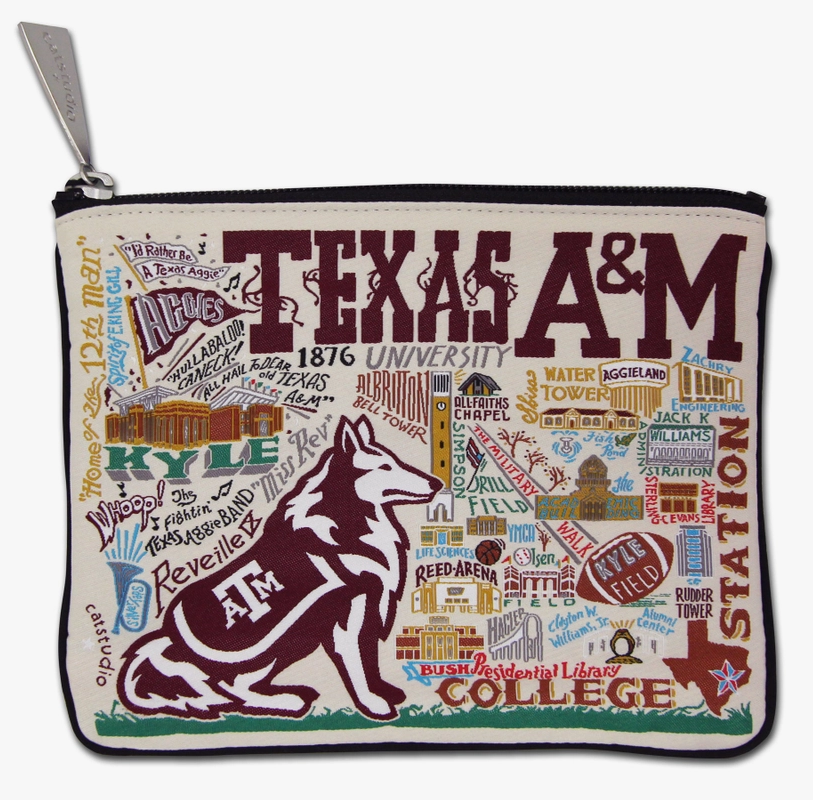 Texas A&M University Collegiate Zip Pouch