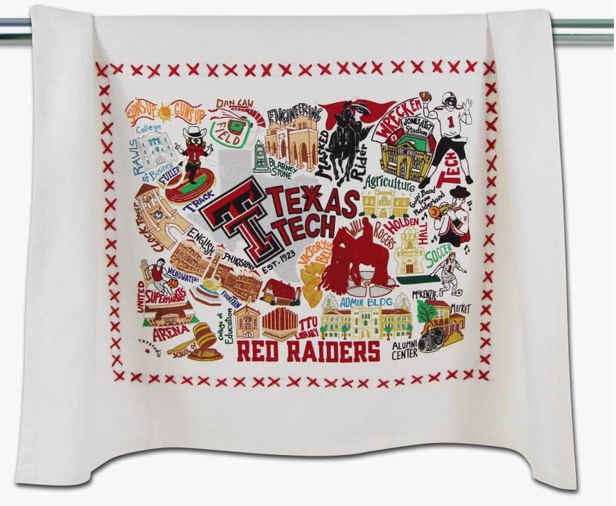 Texas Tech University Collegiate Dish Towel