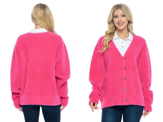 MARISOL FUZZY CARDIGAN