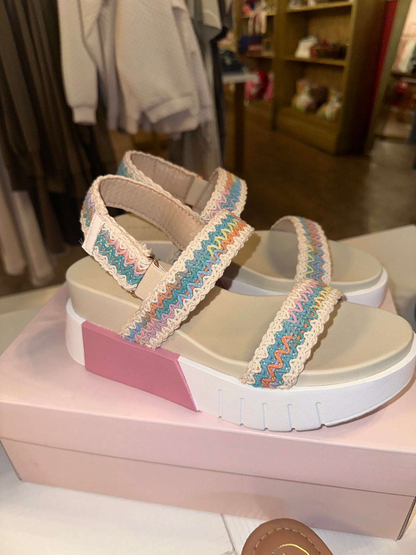 CL Multi Pink Wedges