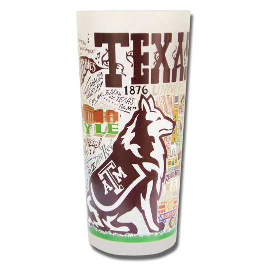 Texas A&M University Collegiate Drinking Glass