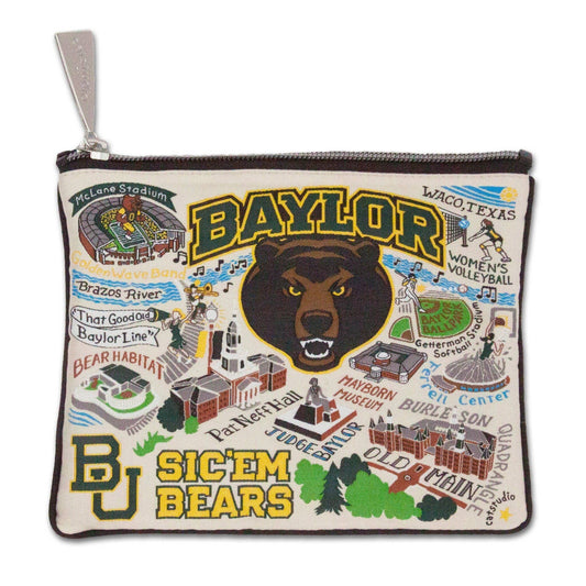 Baylor University Collegiate Zip Pouch