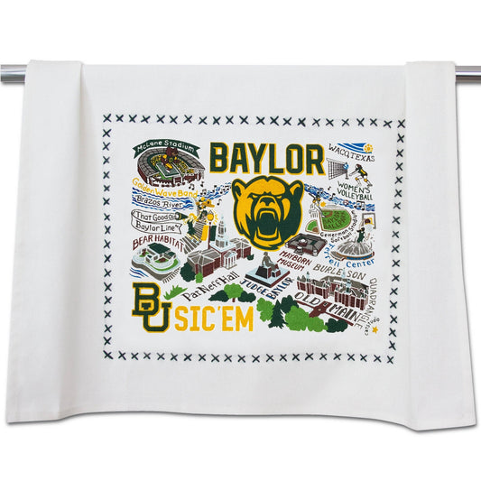 Baylor University Collegiate Dish Towel